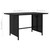 9 Piece Patio Lounge Set with Cushions Poly Rattan Black A949-3059799