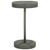 Patio Table Gray 23.8"x41.7" Poly Rattan A949-45857