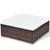 10 Piece Patio Lounge Set with Cushions Poly Rattan Brown A949-42103