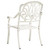 Patio Chairs 2 pcs Cast Aluminum White A949-315569