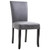 Dining Chairs 2 pcs Gray Faux Suede Leather A949-249292