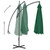 Cantilever Garden Parasol with Steel Pole 118.1" Green A949-44873
