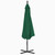 Cantilever Garden Parasol with Steel Pole 118.1" Green A949-44873