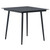 3 Piece Patio Dining Set PVC Rattan Black A949-3060112