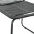 3 Piece Patio Dining Set PVC Rattan Black A949-3060112