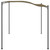 Sunshade Awning 9.8'x7.9'Taupe 0.6 oz/ft A949-312216