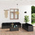8 Piece Patio Lounge Set with Cushions Poly Rattan Gray A949-3059494