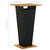 5 Piece Patio Bar Set with Cushions Poly Rattan Black A949-3064858
