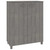 Shoe Cabinet HAMAR Light Gray 33.5"x15.7"x42.5" Solid Wood Pine A949-340519