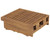 Folding Sun Lounger with Cushion Solid Acacia Wood A949-3064164