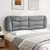 Headboard Cushion "Hvar" Light Gray 76" Fabric A949-374633