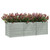 Garden Raised Bed 94.5"x31.5"x30.3" Galvanized Steel Silver A949-316886