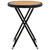 Tea Table Black 23.6" Poly Rattan and Solid Acacia Wood A949-316509