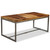 Dining Table Solid Acacia Wood and Steel 70.9 A949-244797