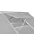 Reinforced Aluminum Greenhouse with Base Frame 49.5ft A949-41317