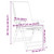 4 Piece Folding Patio Reclining Chairs with Cream White Cushions Bamboo A949-3208927
