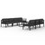 8 Piece Patio Lounge Set with Cushions Aluminum Anthracite A949-3107806