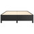 Bed Frame without Mattress Black 53.9"x74.8" Faux Leather A949-347279