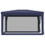 Party Tent with 4 Mesh Sidewalls Blue 9.8'x13.1'HDPE A949-319232