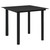 3 Piece Patio Dining Set Poly Rattan and Glass A949-3060249
