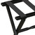Hotel Black Finish Wood Folding Luggage Rack With Black Straps N270-383079