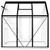 Greenhouse with Base Frame Anthracite Aluminum 38.9 ft A949-48215