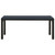 Patio Bench 43.3" Steel and WPC Black A949-317141