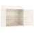 Garden Shed White 40.2"x20.5"x44.1" Solid Wood Fir A949-152183