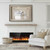 50 Inch Recessed Electric Insert Wall Mounted Fireplace with Adjustable Brightness B593-EP24727US