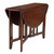 Mission Style Round 42-inch Double Drop Leaf Dining Table Q280-WADLRB1982481