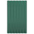  Roof Panels 36 pcs Galvanized Steel Green 23.6"x14.2 A949-319128