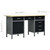  Workbench Black 63"x23.6"x33.5" Steel A949-145347