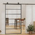  Sliding Door ESG Glass and Aluminum 40.2"x80.7" Black A949-151016