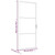  Interior Door 36.6"x79.3" Black ESG Glass and Aluminum A949-350562