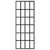  Sliding Door ESG Glass and Aluminum 29.9"x80.7" Black A949-151020