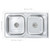  Kitchen Sink Double Basin with Strainer Stainless Steel A949-145074