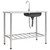  Camping Sink Single Basin with Tap Stainless Steel A949-151214