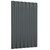  Roof Panels 12 pcs Galvanized Steel Anthracite 23.6"x14.2 A949-319126