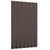  Roof Panels 36 pcs Galvanized Steel Brown 23.6"x14.2 A949-319130
