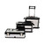  3-Part Rolling Tool Box with 2 Wheels A949-140301