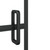  Shower Enclosure ESG 45.7"x55.1" Black A949-150748