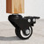  Caster Wheels 4 pcs Black 1.4" Iron A949-365494