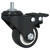  Caster Wheels 4 pcs Black 1.4" Iron A949-365494