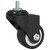  Caster Wheels 4 pcs Black 1.4" Iron A949-365494