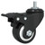 Caster Wheels 4 pcs Black 1.4" Iron A949-365494