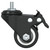  Caster Wheels 4 pcs Black 1.4" Iron A949-365494