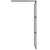  Walk-in Shower Wall 31.5"x76.8" Dark ESG Glass Black A949-151889