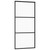  Sliding Door ESG Glass and Aluminum 35.4"x80.7" Black A949-151009