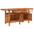  Workbench with Drawers and Vices 75.6"x24.4"x32.7" Solid Wood Acacia A949-153326