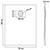  Shower Base Tray SMC White 35.4"x27.6 A949-144768